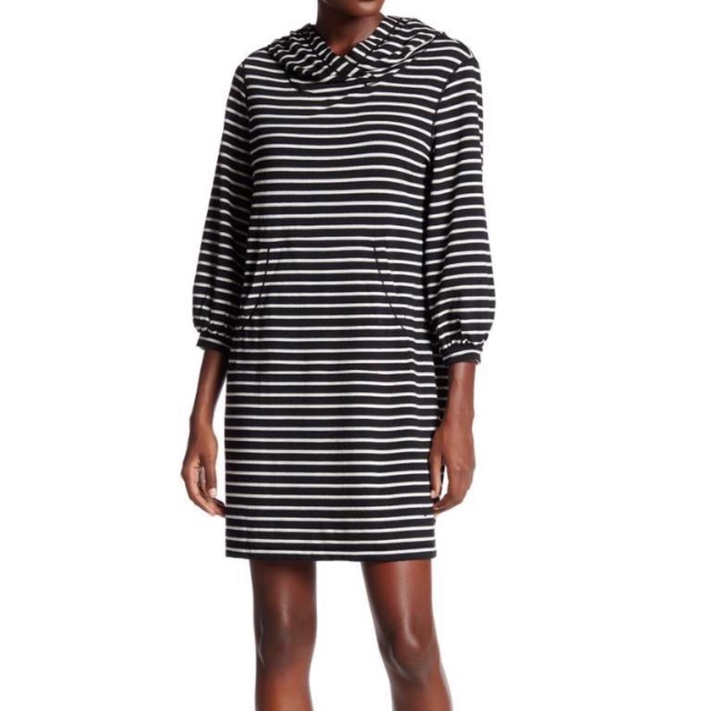 Max Studio Striped Pouch Pocket Dress